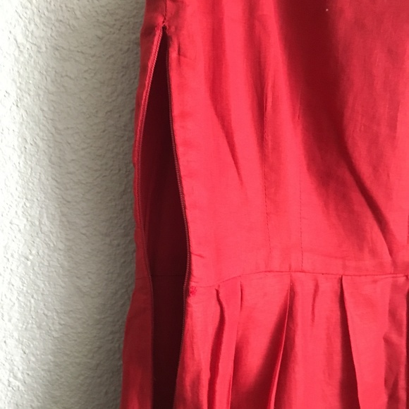 Anthropologie Red cocktail dress - Picture 6 of 6